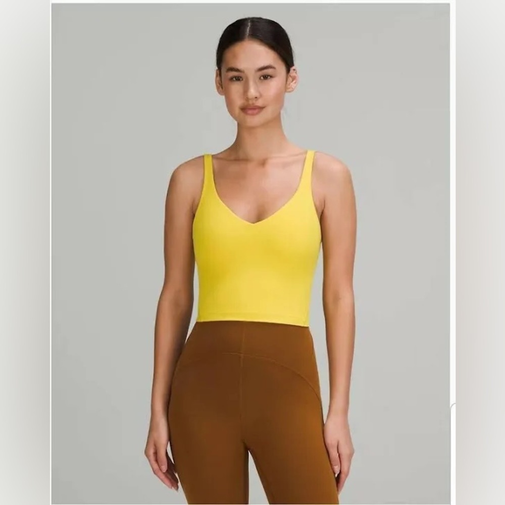 Lululemon Bright Yellow Women's Align Top, Size 0